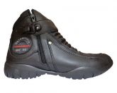 Bota Masculina Motociclista Gogowear Couro Preta